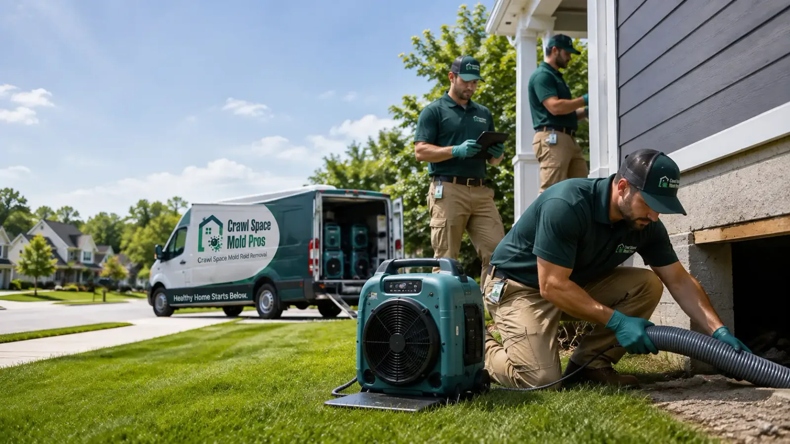 Crawl Space Mold Removal in East Otis, MA